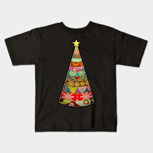 Christmas Tree Stars Kids T-Shirt